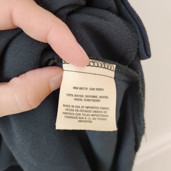 Holding Horses Anthropologie Deep Green Shift Dress Casual Western Petite XS - Picture 8 of 10